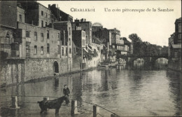 CPA Charleroi Wallonien Hennegau, Blick Auf Die Sambre - Autres & Non Classés