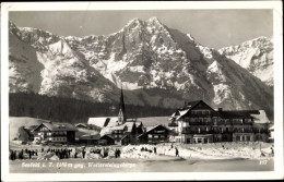 CPA Seefeld Tirol Österreich, Wettersteingebirge, Ort Im Schnee, Kirche, Winter - Autres & Non Classés