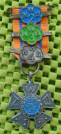 Medaile   :   N.W.B. Avondvierdaagse  1 + 2 + 3 + 4 . -  Original Foto  !!  Medallion  Dutch . - Otros & Sin Clasificación