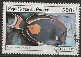 Guinée N°1128 (ref.2) - Poissons