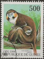 Guinée N°1255Z (ref.2) - Monkeys