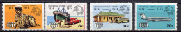 Fiji Islands 1974 UPU Centenary, Ships, Aviation Set Of 4 MNH - U.P.U.