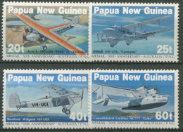 Papua Neuguinea 1984 50 Jahre Flupostverbindung 473/76 Postfrisch - Papúa Nueva Guinea