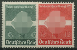 Deutsches Reich 1935 Reichsberufswettkampf 571/72 X Postfrisch - Ongebruikt