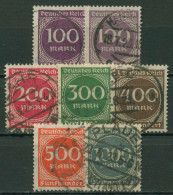 Deutsches Reich 1923 Freimarken Ziffern Im Kreis 268/73 Gestempelt, Mit 268 A+b - Used Stamps