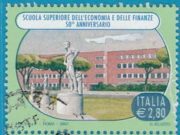 ITALIE - École D'économie Et De Finance, Rome, 50éme Anniversaire - 2001-10: Oblitérés