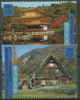 UNO New York 2001 UNESCO Japan Bauwerke 872/73 Postfrisch - Unused Stamps