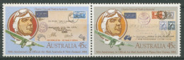 Australien 1984 Postflüge N. Neuseeland U. Papua Neuguinea 862/63 ZD Postfrisch - Ungebraucht