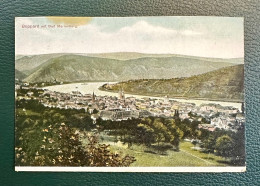 966 GERMANY ALEMANIA BOPPARD MIT BAD MARIENBERG RARE POSTCARD - Boppard