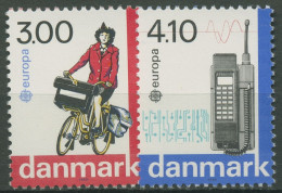 Dänemark 1988 Europa CEPT Transport-/Kommunikationsmittel 921/22 Postfrisch - Nuevos