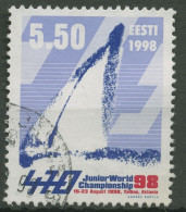 Estland 1998 Segel-WM Segelboot 329 Gestempelt - Estonia