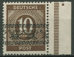 Bizone 1948 Bandaufdruck Platte Seitenrand Rechts 54 I P Postfrisch - Nuevos