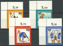 Bund 1976 Jugend Trainiert Für Olympia 882/85 Ecke 1 Ob. Links Postfrisch (E609) - Unused Stamps