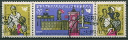 DDR 1969 Weltfriedenstreffen Berlin Bauwerke 1478/80 ZD Gestempelt - Usados