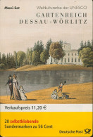 Bund Markenheftchen 2002 Dessau Wörlitz MH 49 (2277) Gestempelt (C61257) - Altri & Non Classificati