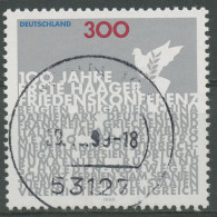 Bund 1999 Haager Friedenskonferenz Friedenstaube 2066 Gestempelt - Usados