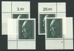 Bund 1976 100 Geb. Konrad Adenauer 876 Alle 4 Ecken Postfrisch (E944) - Unused Stamps