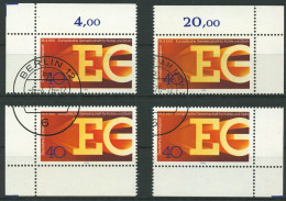 Bund 1976 Gemeinschaft F. Kohle U. Stahl EGKS 880 Alle 4 Ecken Gestempelt (E947) - Used Stamps