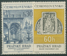 Tschechoslowakei 1966 Prager Burg Schloss Belvedere 1617/18 Postfrisch - Unused Stamps