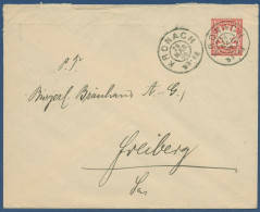 Bayern 1905 Wappen Privatumschlag Voitländer Kronach PU 11 B5 Gebraucht (X41045) - Enteros Postales