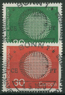 Bund 1970 Europa CEPT Geflecht 620/21 Mit TOP-ESST-Stempel BONN - Gebraucht