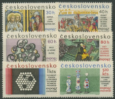 Tschechoslowakei 1967 EXPO Montreal Kulturgut 1694/99 Postfrisch - Unused Stamps