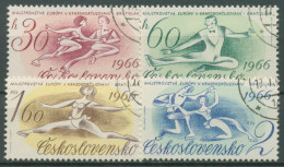 Tschechoslowakei 1966 Eiskunstlauf-EM Bratislava 1592/95 Gestempelt - Usados