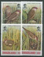 Swaziland 1993 Vögel Wellenastrild 628/31 Postfrisch - Swaziland (1968-...)
