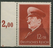 Dt. Reich 1941 Geb. Hitler, Waag. Gummiriff., Rand Links 772 Y SR Li. Postfrisch - Ongebruikt
