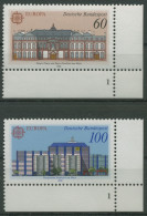 Bund 1990 Europa CEPT Postämter Formnummer 1461/62 Ecke 4 FN 1 Postfrisch(E1782) - Ungebraucht