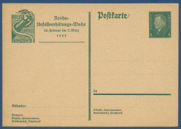 Dt. Reich 1929 Sonderpostkarte Unfallverhütung P 187 Ungebraucht (X40468) - Otros & Sin Clasificación