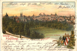 Gruss Aus Nürnberg - Litho - Nürnberg