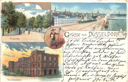 Gruss Aus Düsseldorf - Litho - Duesseldorf