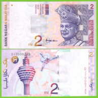 MALAYSIA 2 RINGGIT ND1996/1999 P-40c UNC - Maleisië