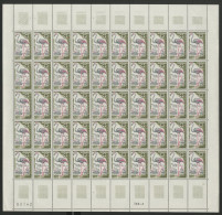 N° 1634 45 Ct FLAMANT ROSE Feuille De 50 Ex. Neufs ** MNH Cote 25 € TB - Feuilles Complètes