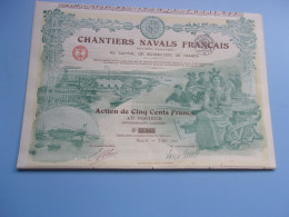 (déco) CHANTIERS NAVALS FRANCAIS (1918) - Other & Unclassified