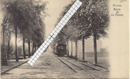 FURNES-VEURNE"ROUTE DE LA PANNE-TRAM A VAPEUR-STOOMTRAM" - Veurne