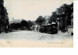 LIEGE-LUIK"BOULEVARD DE LA SAUVENIERE AVEC TRAM"EDIT.NELS SERIE DELFT N°87 - Liège