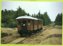 DK155_*  DANISH RAILWAY CLUB,  VETERANTOG På VESTBANEN * UBRUGT - Denmark