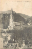 Postcard France Lourdes La Grotte De La Basilique - Lourdes
