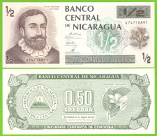 NICARAGUA 1/2 CORDOBA ND1992 P-172  UNC - Nicaragua