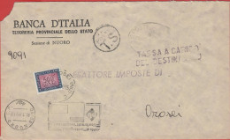 ITALIA - Storia Postale Repubblica - 1985 - 500 Segnatasse - Banca D'Italia - Tassa A Carico Del Destinatario -Viaggiata - 1981-90: Marcophilia