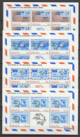 Ghana 1974 UPU Centenary, Stamp On Stamp Set Of 4 Sheetlets MNH - U.P.U.