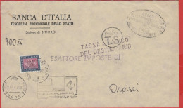 ITALIA - Storia Postale Repubblica - 1985 - 500 Segnatasse - Banca D'Italia - Tassa A Carico Del Destinatario -Viaggiata - 1981-90: Marcophilia