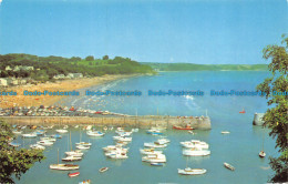 R151559 The Beach And Harbour. Saundersfoot. Pembrokeshire. Jarrold. Cotman Colo - Monde