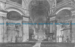 R150926 London. St. Pauls Cathedral. Choir And Part Of Dome. 1914 - Autres & Non Classés