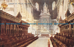 R150927 London. St. Pauls The Choir. Photochrom. Celesque - Otros & Sin Clasificación