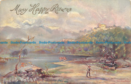 R151565 Greetings. Many Happy Returns. Rydal Water. Westmorland. J. King - Monde