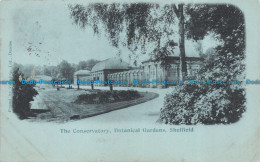 R150933 The Conservatory. Botanical Gardens. Sheffield. Valentine. 1902 - Monde