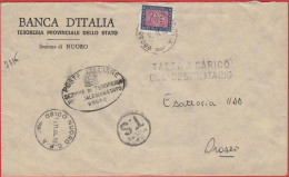 ITALIA - Storia Postale Repubblica - 1984 - 500 Segnatasse - Banca D'Italia - Tassa A Carico Del Destinatario -Viaggiata - 1981-90: Marcophilie